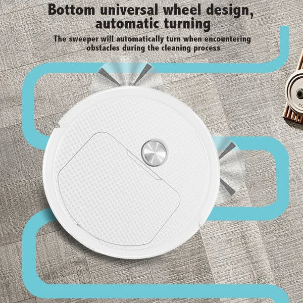 3 In 1 Smart Sweeping Robot Home Mini Sweeper Sweeping And Vacuuming Wireless Vacuum Cleaner Sweeping Robots For Home Use (random Color)
