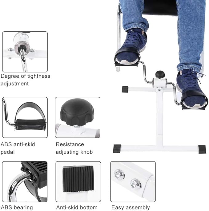Mini Cycle Pedal Exercise Bike | Medical Exerciser Machine for Women and Men| Full-Body Fitness, Anywhere, Anytime ! Recommended by doctors
