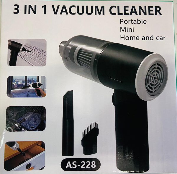 As- 228 3 In 1 Portable Vacuum Cleaner, Vacuum For Car – Vacuum For Home – Duste