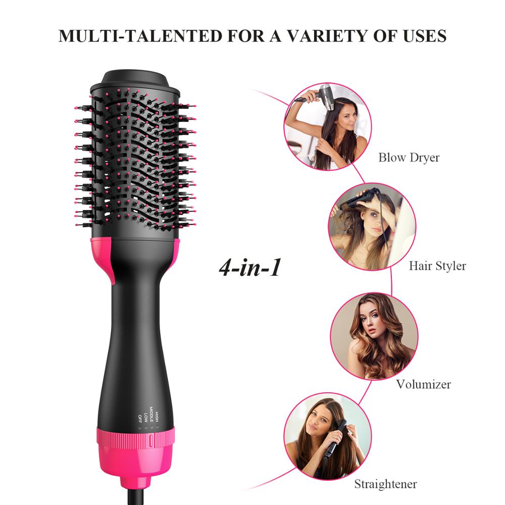 One Step Hot Air Brush (dryer + Styler) 3 In 1 .