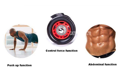 Multifunctional Ab Roller Four-Wheel Power Roller Ab Coaster Breaststroke Abdomen Trainer Indoor Abdominal Muscle Wheel