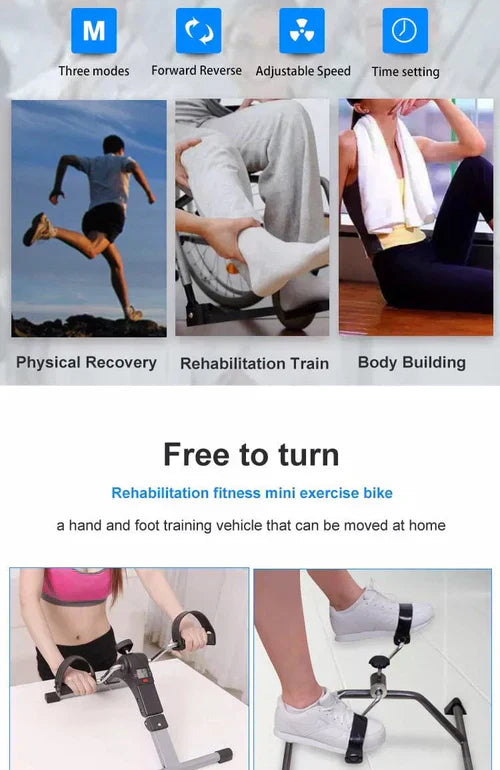 Mini Cycle Pedal Exercise Bike | Medical Exerciser Machine for Women and Men| Full-Body Fitness, Anywhere, Anytime ! Recommended by doctors