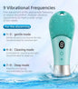 Electric silicone facial cleansing system