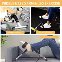Portable Foldable Mini Bike Arm And Leg Exercises Adjustable Resistance Exercise Bike For Rehabilitation