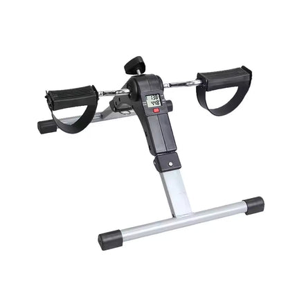 Pedal Exerciser Bike Foldable Bike Arm And Leg Exercises Adjustable Resistance Exercise Bike For Rehabilitation with Meter.