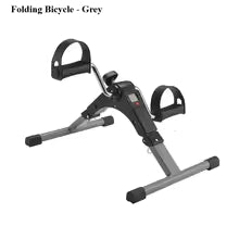 Pedal Exerciser Bike Foldable Bike Arm And Leg Exercises Adjustable Resistance Exercise Bike For Rehabilitation with Meter.