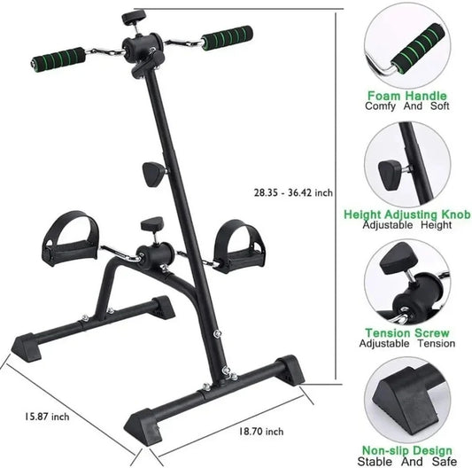 Pedal Exerciser Bike Hand Arm Leg And Knee Peddler Adjustable