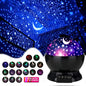 Projector Night Light Rotating Sky Moon Lamp Galaxy Lamps Home Bedroom